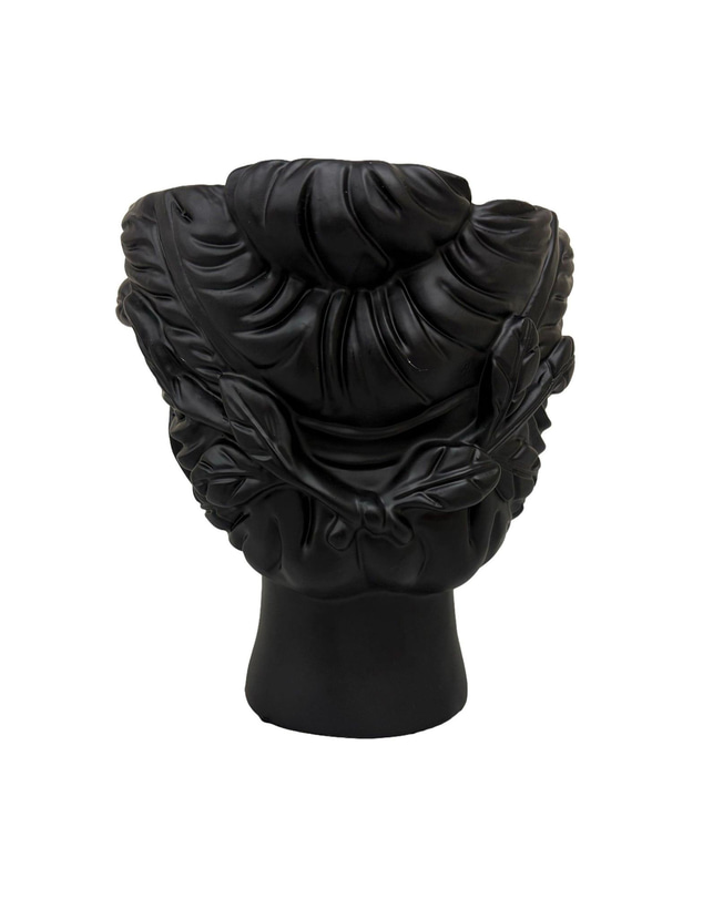 Urban Attitude - Urban Attitude Venus Head Planter - Matte Black