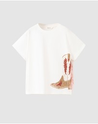 M.N.G - Boot T-Shirt - Kids-Teens