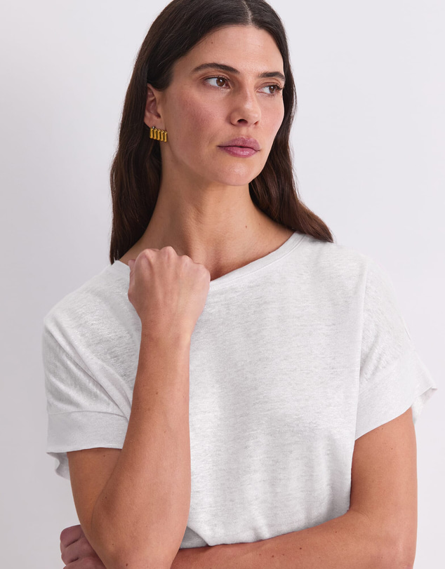 Sportscraft - Tonia Crew Neck Linen Tee