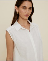 The Fated - Lucie Linen Blend Shirt
