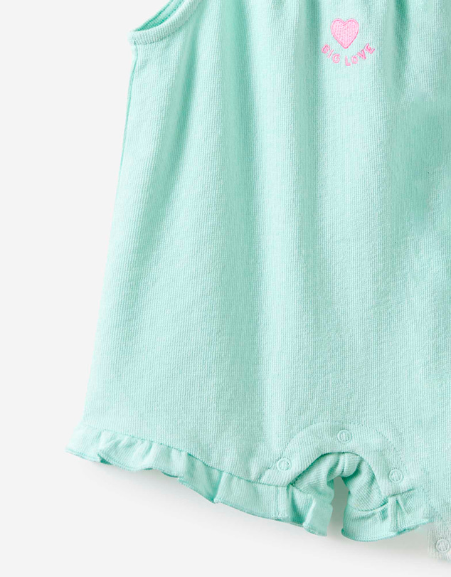 Cotton On Kids - Baby Textured Ruffle Playsuit