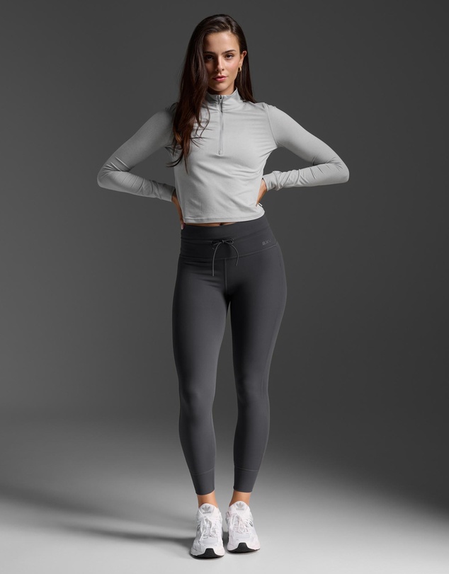 2XU - Flex Crop 1/2 Zip Long Sleeve Top