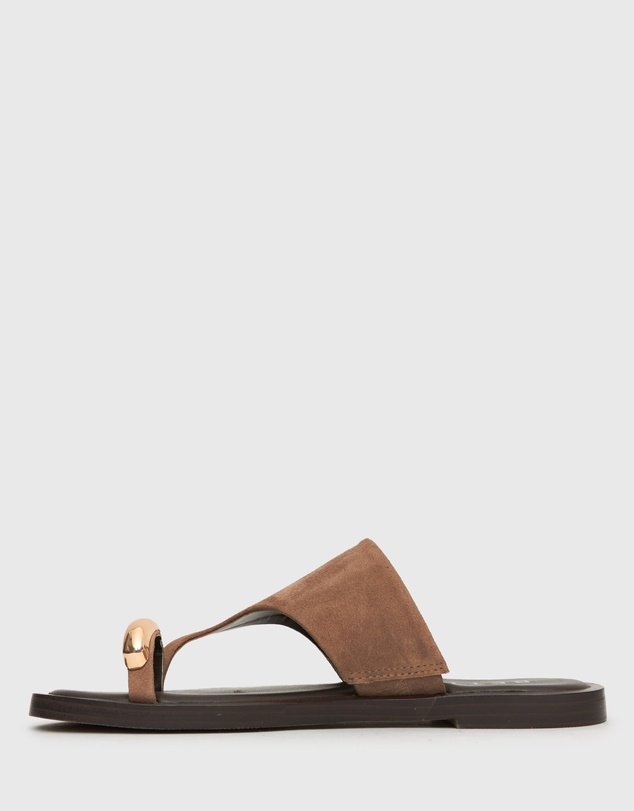 Betts - Dolphin Leather Thong Sandals