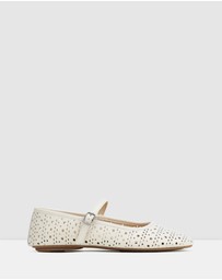 Rollie - Ballet Mary Jane Laser Flat
