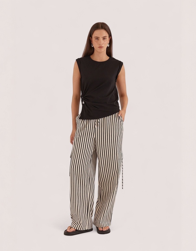 Sass - May Tie Waist Cargo