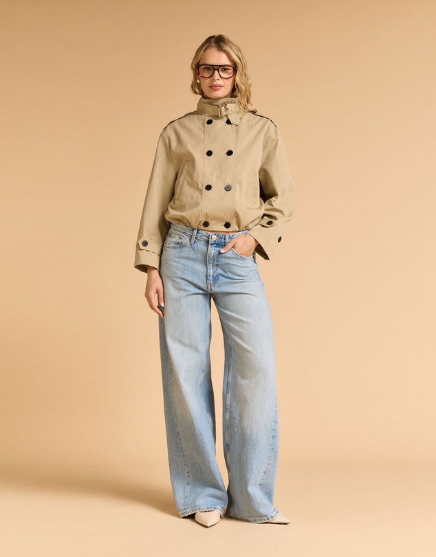 MVN - Cropped Trench Coat