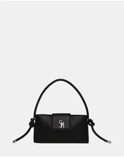 Steve Madden - BRooks Black Silver Handbag