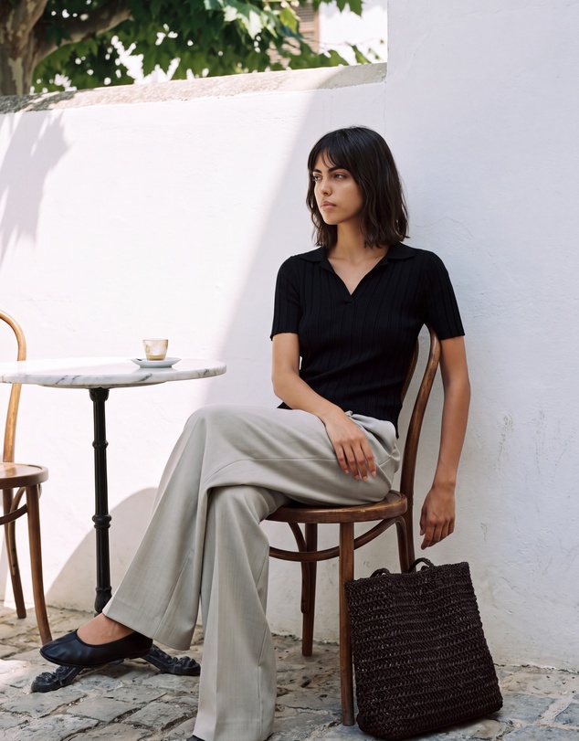 The Fated - Miles Collared Knit Top
