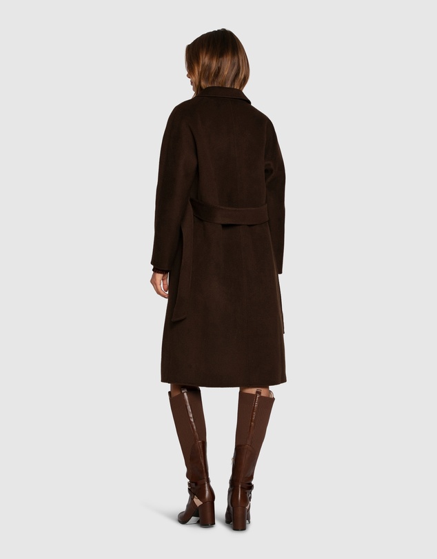 Belle & Bloom - Boss Girl Double Breasted Lined Wool Coat