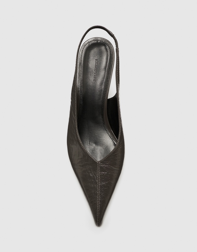 Nakedvice - The Perry Grey Slingback Heel
