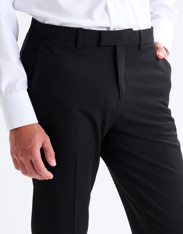 3 Wise Men - 3 Wise Men Hoxton Trouser - Jet Black
