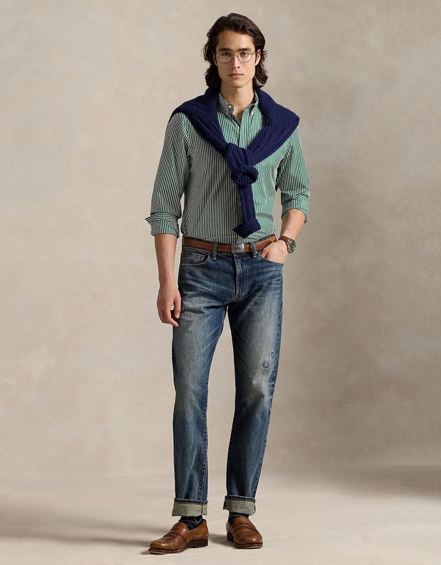 Polo Ralph Lauren - Custom Fit Striped Stretch Poplin Shirt