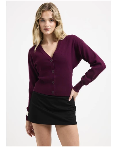 Alice In The Eve - Callie Cinched Long Sleeve Knit Cardigan