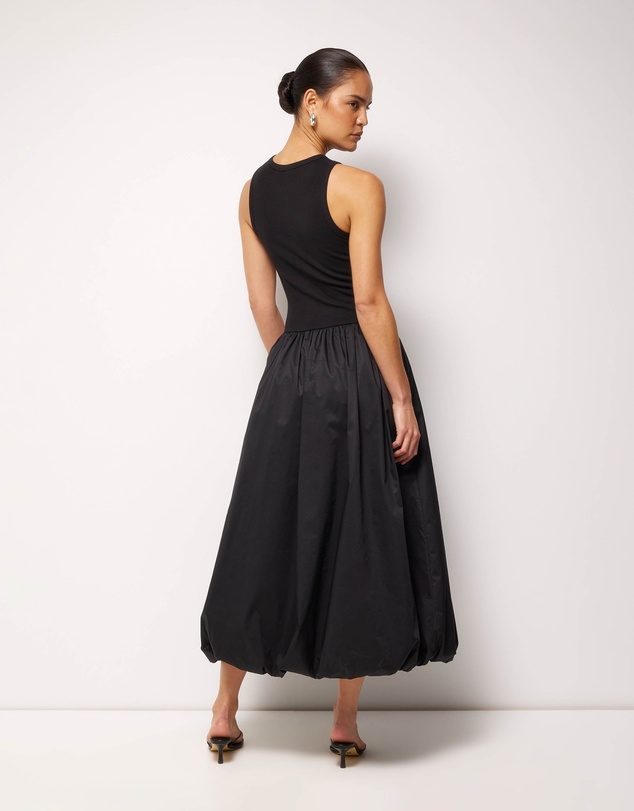 AERE - Avalon Bubble Hem Midi Dress