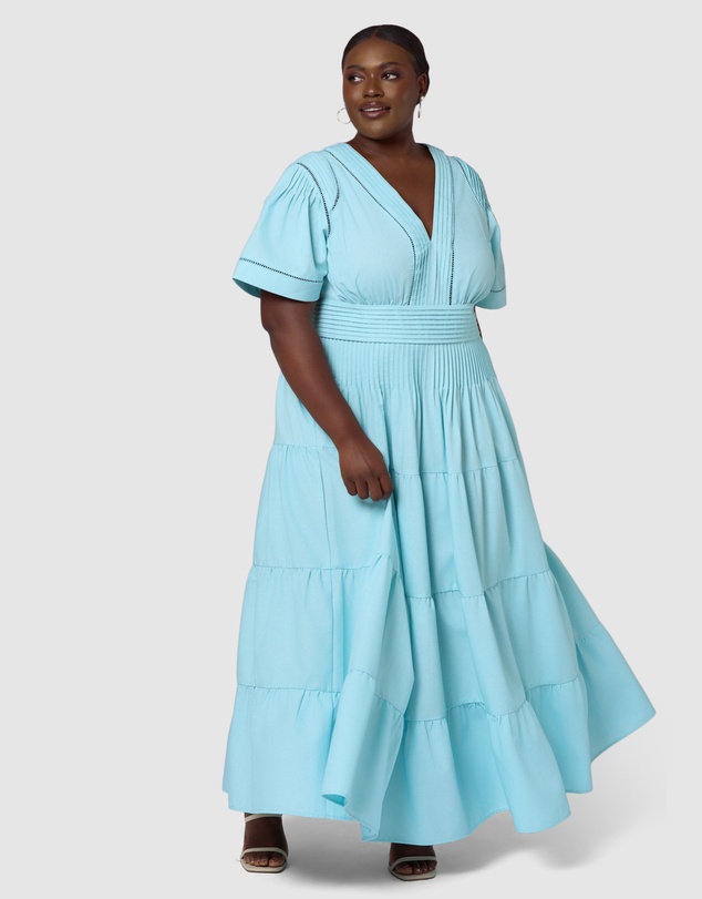 Something 4 Olivia - Abby Linen Maxi Dress