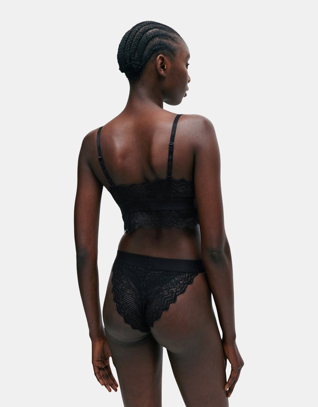 HUGO - Geometric Lace Padded Triangle 