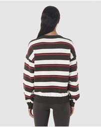 P.E Nation - Retreat Stripe Sweater