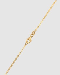 Elli Jewelry - Necklace Women Elegant Anchorchain 925 Sterling Silver Gold Plated