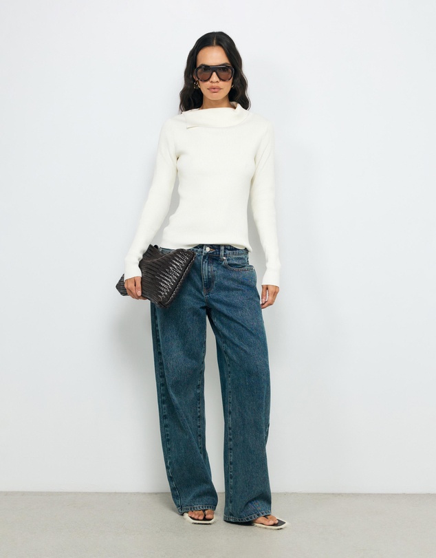 AERE - Yali Cotton Cashmere Blend Top