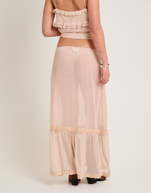 Subtitled - Paislee Sheer Maxi Skirt