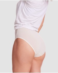 Kayser - 2 Pack Daily Essentials Stretch Lace & Cotton Full Brief (219)