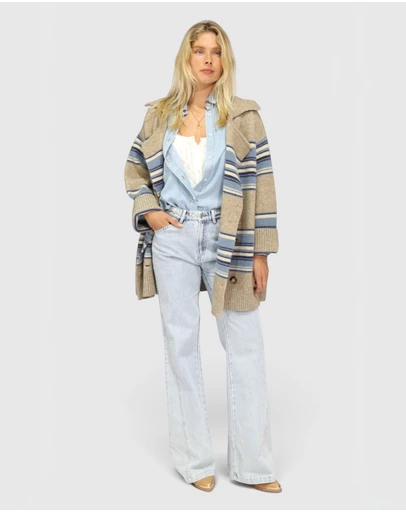 Belle & Bloom - So Many Likes Oversized Knitted Cardi Coat