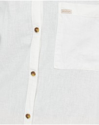 Brixton - Vintage Linen LS Shirtdress