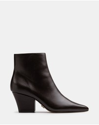 Wittner - Kloe Dark Brown Leather Ankle Boot