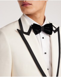 Calibre - Lapel Detail Tuxedo Jacket Ivory