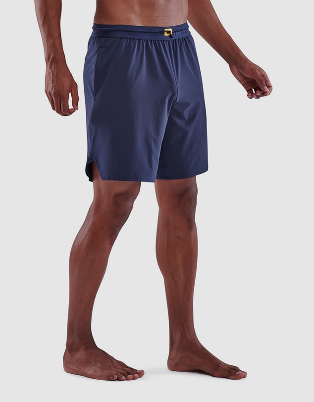SKINS - SKINS Men's 3-Series Activewear X-Fit Shorts Navy Blue