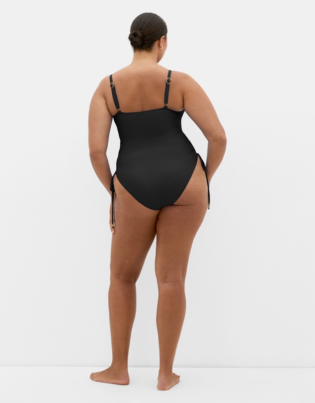City Chic - Plus size Positano 1 Piece - black