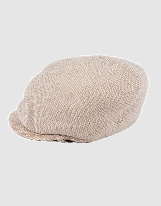 Max Alexander - European Made Beige Wool Beret Cap