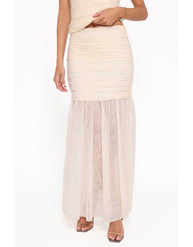Petal & Pup - Susan Mesh Drop Waist Skirt - Yellow