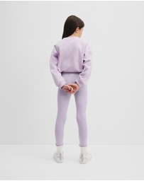 Country Road - Organically Grown Cotton Blend Solid Rib Legging