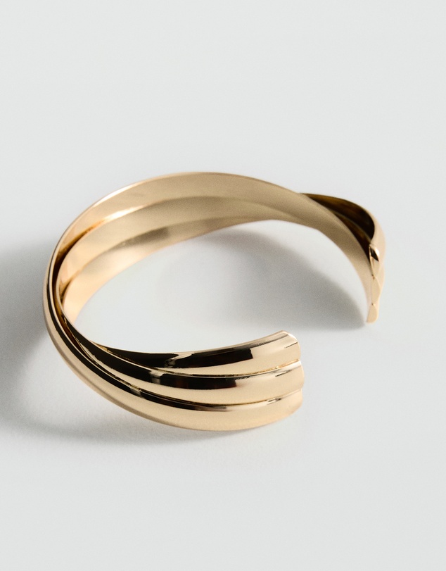M.N.G - Rigid Bracelet with Relief