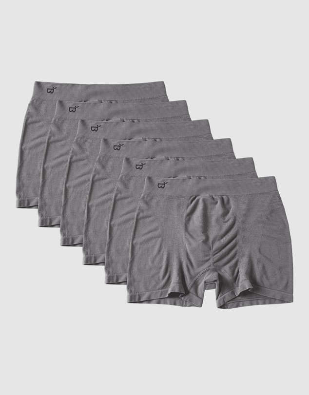 Boody - 7-Pack Mens Original Boxer Charcoal