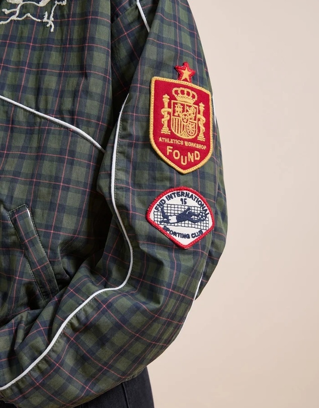 Found - Forest Plaid Track Jacket