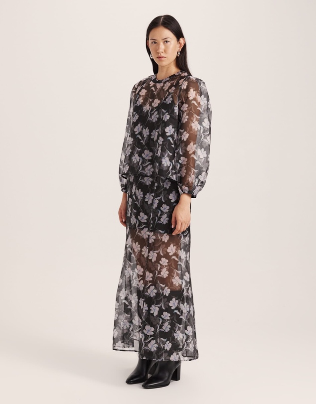SABA - Primrose Silk Organza Top