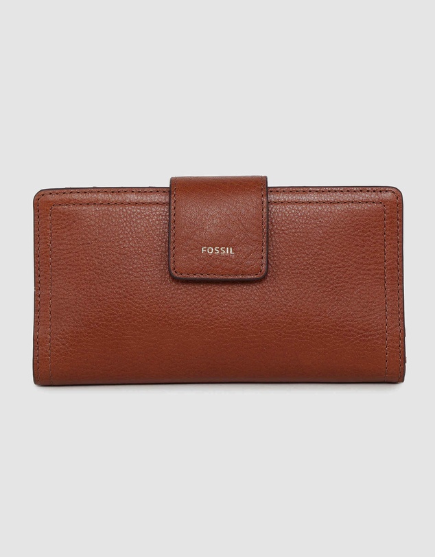 Fossil - Logan Brown Tab Clutch