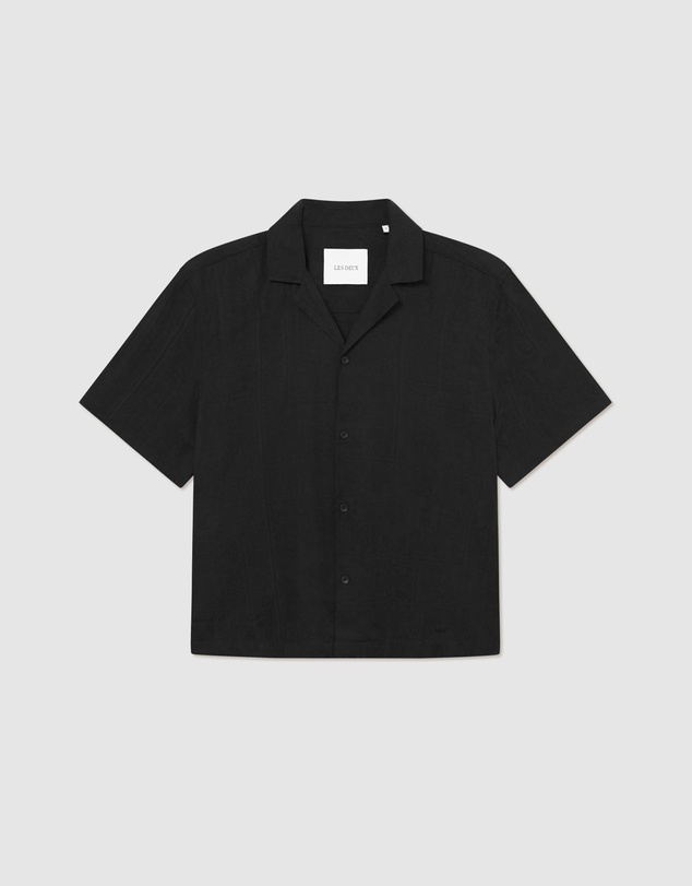 Les Deux - Liam Jacquard Short Sleeve Shirt