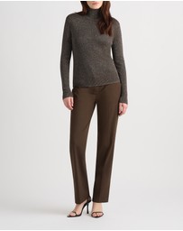 David Lawrence - Flores Sparkle Roll Neck Knit Jumper