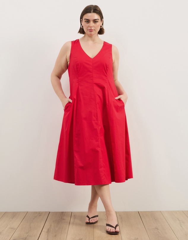 Atmos&Here Curvy - Daisy Sleeveless Midi Dress