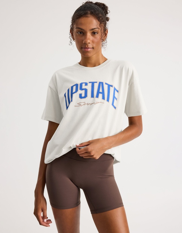Upstate - Thrive Tee - Ivory College Script