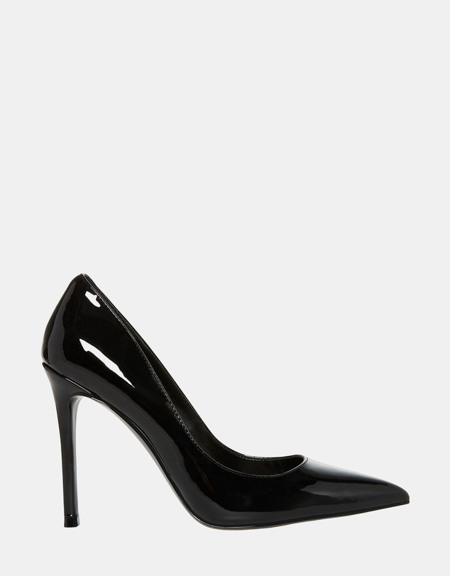 Steve Madden - Evelyn Black Patent Heels
