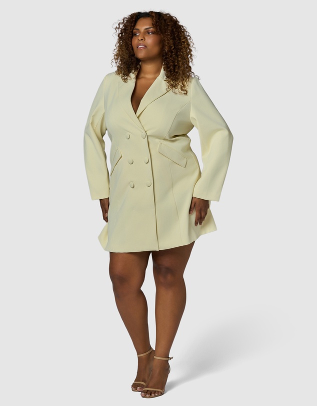Pink Dusk by Curve Project - Kiss The Girl Tuxedo Dress