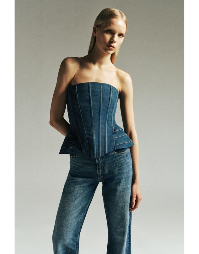 Bardot - 030 Denim Bustier