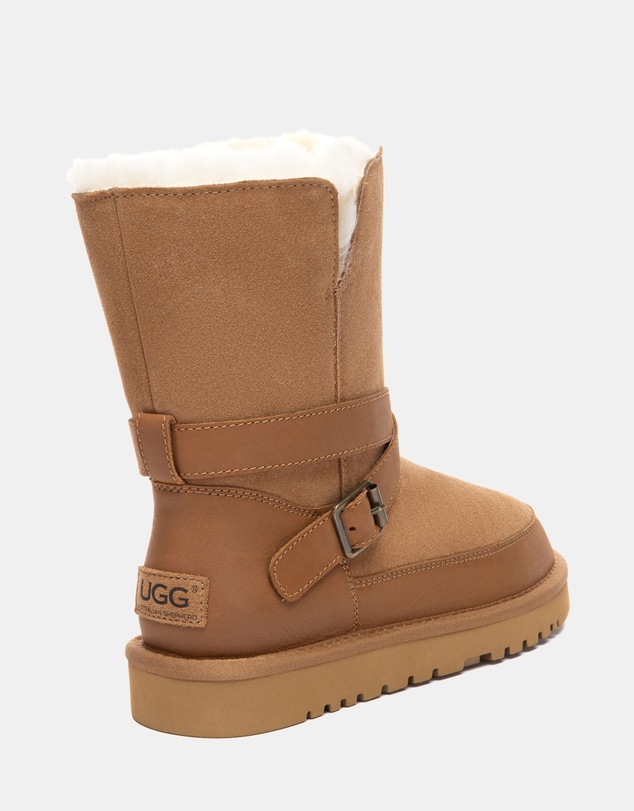 EVERAU - Australian Shepherd Ugg Short Halvik Cow Suede Upper UGG Boots