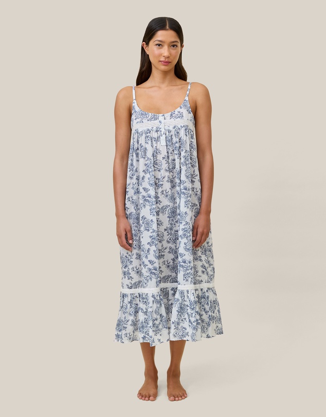 Papinelle - Nostalgia Strappy Lace Trim Nightie