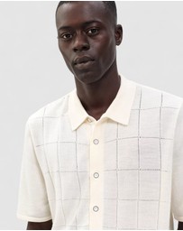 rag & bone - Window Pane Short sleeve Dalton