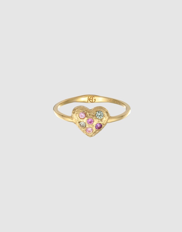 Haze & Glory - ICONIC EXCLUSIVE - Heart Ring - 9K Solid Gold